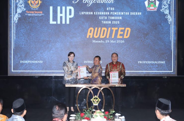 Pemkot Tomohon Raih Opini WTP 13 Kali Berturut-turut