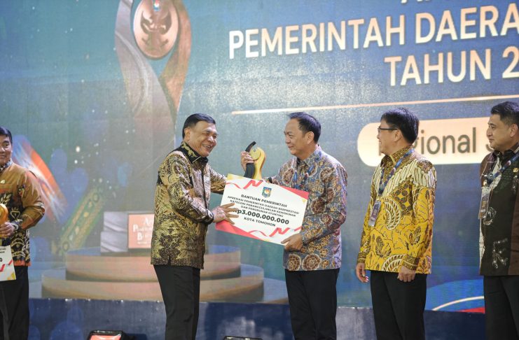 Sukses Tekan Kemiskinan dan Stunting, Kota Tomohon Raih Penghargaan Nasional dan Insentif