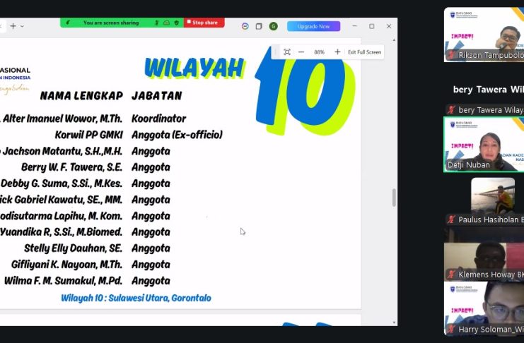 PP GMKI Bentuk BKN Wilayah X, Alter Wowor Dipercayakan Jadi Koordinator