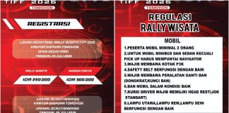 Rally Wisata TIFF 2026 Siap Digelar 1 Agustus, Padukan Promosi Wisata dan Aksi Penghijauan
