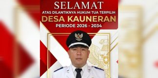 Rico Keintjem Resmi Dilantik Jadi Hukum Tua Desa Kauneran