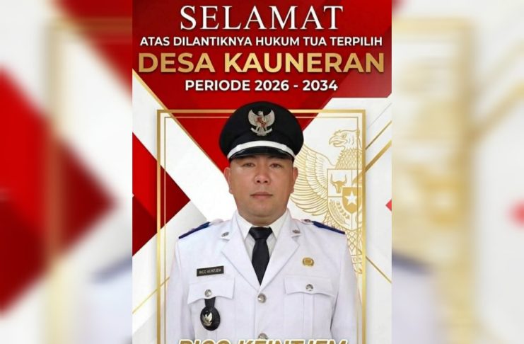 Rico Keintjem Resmi Dilantik Jadi Hukum Tua Desa Kauneran