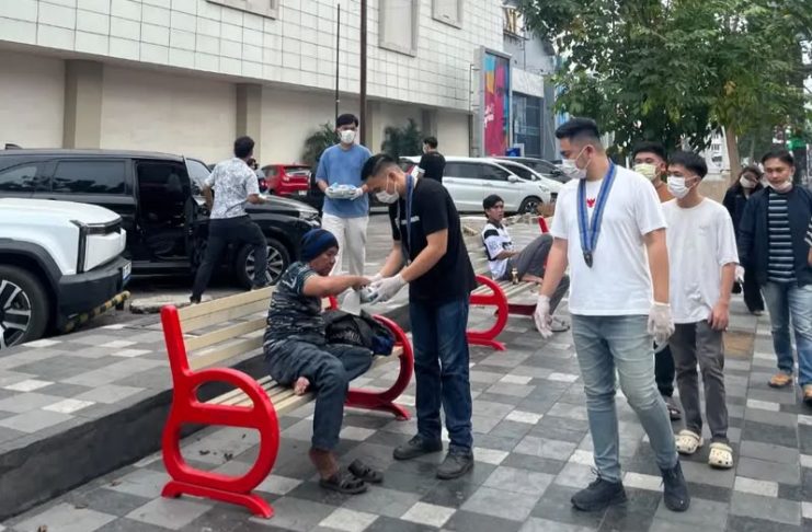 GMKI Manado Bagikan 1.000 Masker Gratis di Tengah Kepungan Asap Karhutla
